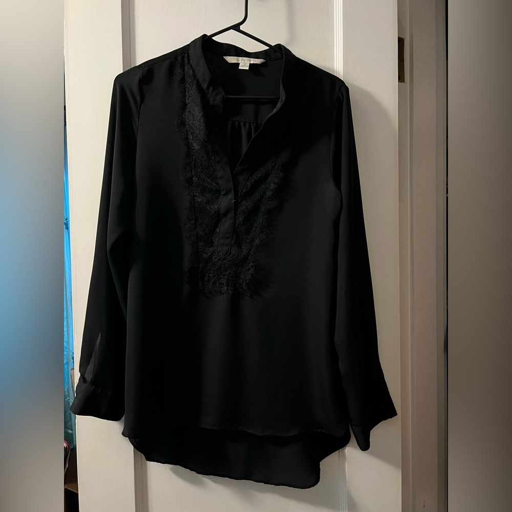 Lauren Conrad sheer shirt M